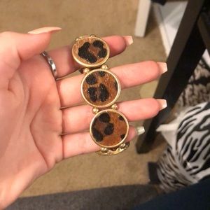 Cheetah print bracelet